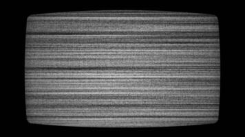 Old TV Noise Horizontal Static Effect Animation video