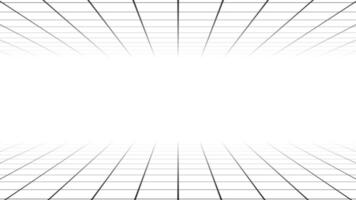Animated White Grid Perspective Loop, Abstract Futuristic Grid Background video