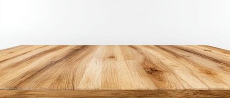 The smooth wooden surface ideal for various creative and culinary uses photo