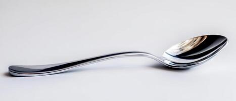 The elegant spoon showcasing modern kitchenware design and effortless style. photo