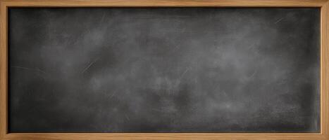 The empty chalkboard ready for messages in an educational setting photo