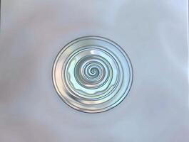 Stunning Silver Spiral Abstract Circular Design for Backgrounds and Textures photo