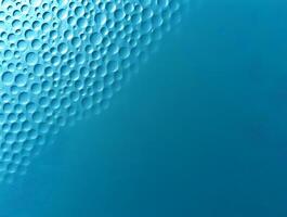 Teal Textured Background Abstract Bubbles Design photo