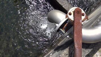 Old Tap Water Slow Motion 04 video