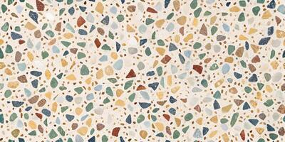 Terrazzo Texture Colorful Stone Background photo