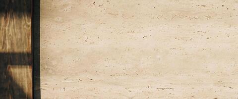 Beige Travertine Texture Natural Stone Background Image photo