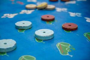 retro manual handmade wooden gameretro manual handmade wooden game photo
