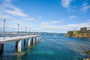 Panoramic view of the city of A Coruna.. photo