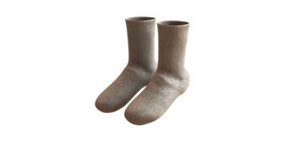 Pair Of Cozy Woolen Socks. Warmth And Comfort For Cold Weather Isolated On Transparent Background png