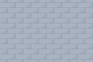 Gray brick wall background vector