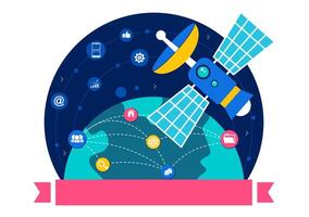Public Awareness Campaign for World Development Information Day on October 24 Illustration vector