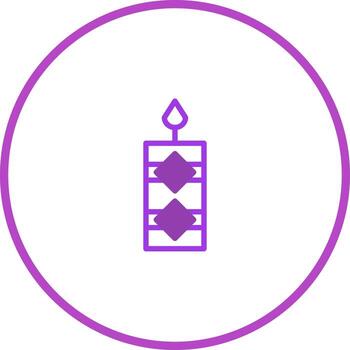 ilustración de vela diseño con un diamante modelo dentro un circulo antecedentes ese mira sencillo vector