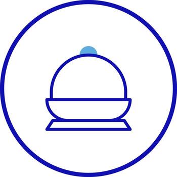 Minimalist snow globe illustration with clean lines for web and application design graphics vector