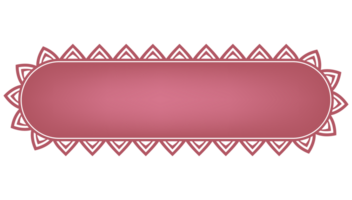 Luxury arabic islamic banner title frame text box transparent background png