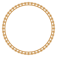luxo dourado ou ouro círculo quadro, Armação fronteira Projeto com pontos transparente fundo emidade png