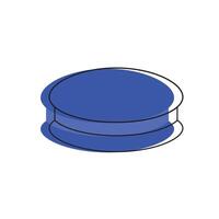 Illustration macaron isolated on white background vector