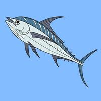 Colorful Escolar Fish Illustration vector