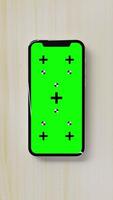 Vertical Animation of Smartphone with Green Chroma Key Screen on a Wooden Table video