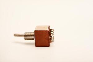 Electronic tuning components isolated view photo