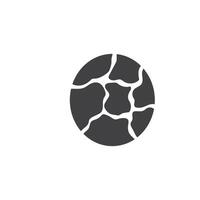 stone logo design pile river stones simple minimalist symbol illustration product brand template vector