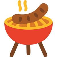 BBQ GRILL COOK vector