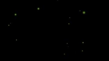 Glowing Particles Floating in Dark Background for Creative Use video