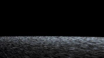 Tranquil Black Water Surface with Gentle Ripples at Nighttime video