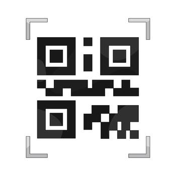 QR Code For Label vector