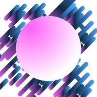 Geometric shapes with colorful gradient background design. vector