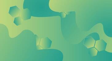 Abstract geometric shapes gradient green background design. Minimal background for wallpapers, cards, social media posts, presentations, social media posts etc. vector