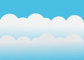 cloud design with blue sky design. vector