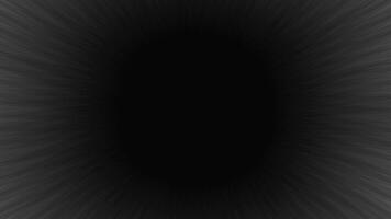 Dark radial burst abstract black hole effect video