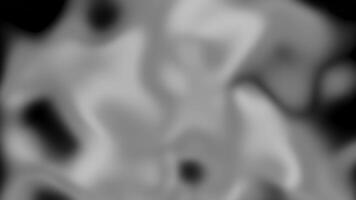 Monochrome abstract smoke-like fluid texture video
