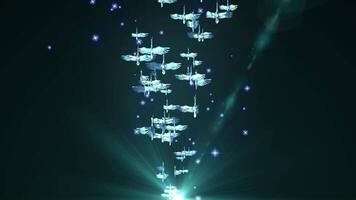 Birds Flying Loop Animation video