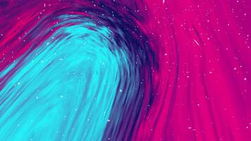 Abstract Neon Swirl. A Vivid Dreamscape of Teal and Magenta video