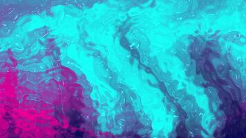 Abstract Cyan and Magenta Liquid Swirl video