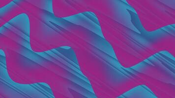 Abstract Purple and Blue Wave Pattern Digital Art video