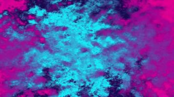 Abstract Pink and Cyan Nebula. A Cosmic Dance of Colors video