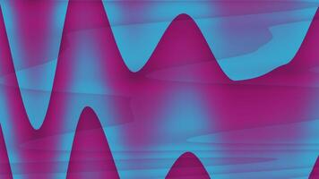 Abstract Pink and Blue Wave Pattern Background video