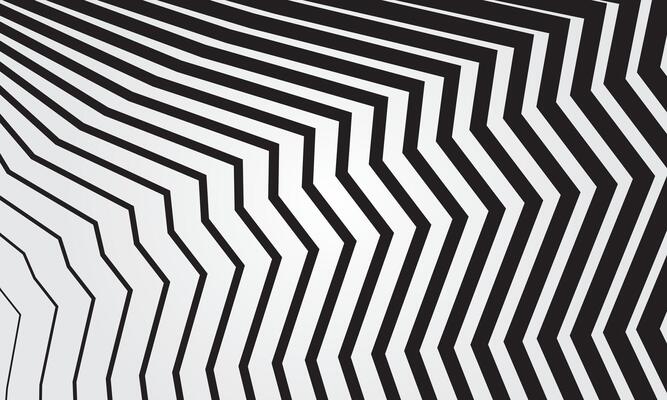 Black and white zig zag line pattern abstract background