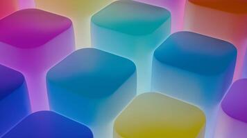 a background with many cubes video
