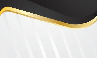 Black gold gradient abstract for business or certificate vector