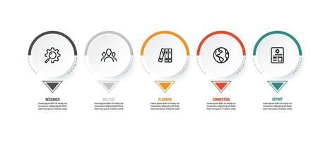 Business infographic concept. vector