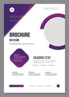 Business Flyer Layout with cover page. new digital marketing. vector