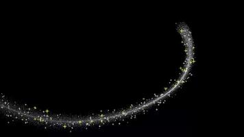 Animation white and gold heart shape of particles and sparkles effect, Bokeh lights explosion fireworks video