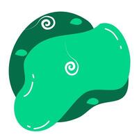 Abstract fluid design element colorful Colorful bubble badges vector