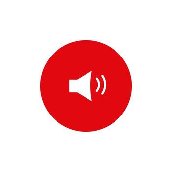 multimedia altavoz botones. medios de comunicación jugador íconos vector