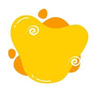 Abstract fluid design element colorful. Modern liquid vector