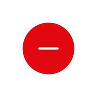 Multimedia Volume Down Buttons. Media Player Icons vector