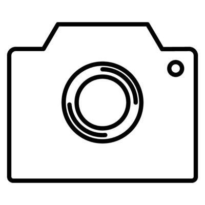 Camera media flat icon for apps and websites. multimedia digital